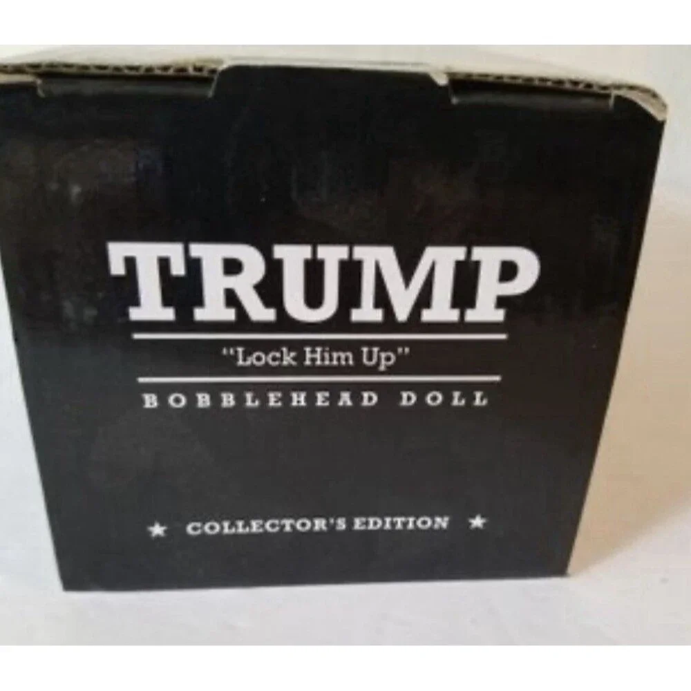 Donald Trump “Lock Him Up“ Bobblehead, Limited Edition, 8 Inch, New In Box